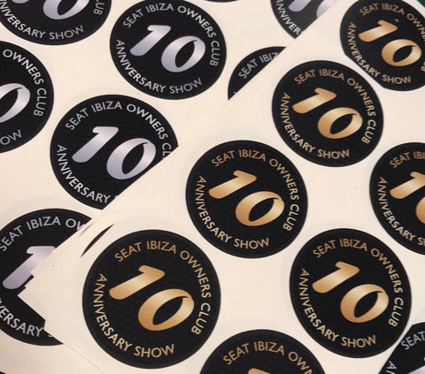 10th Anniversary Sticker