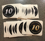 10th Anniversary Sticker