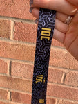 IOC Black Geometric Lanyard