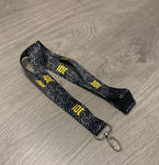 IOC Black Geometric Lanyard