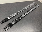 Black & White Woven Lanyard