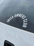 IOC Rear Wiper Sticker