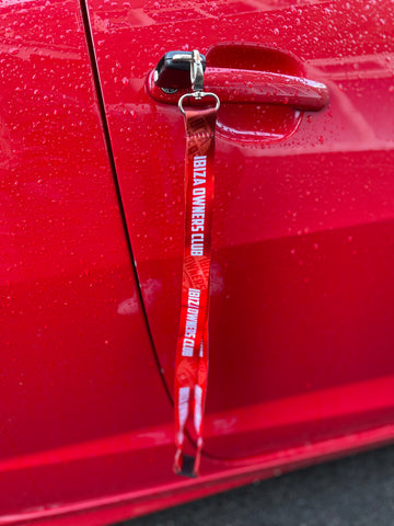 IOC Red Reflective Lanyard