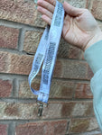 IOC light grey / beige cloud lanyard